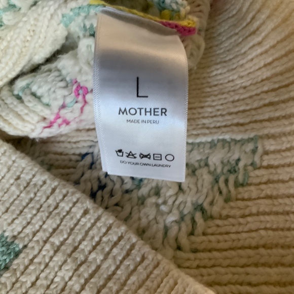 Mother New with Tags Crop Varsity Allstar Sweater Tank Top Vest L - Picture 5 of 12